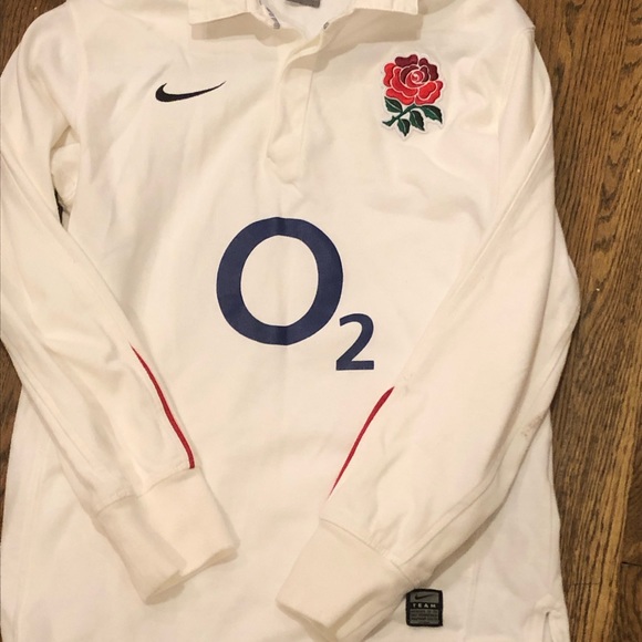 Nike Tops Womens England Rugby Rose Long Sleeve Shirt Poshmark